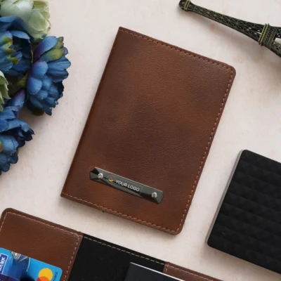 Buy Mini Vegan Leather Passport Holder in bulk for Corporate Gifting | Corporate Gyft