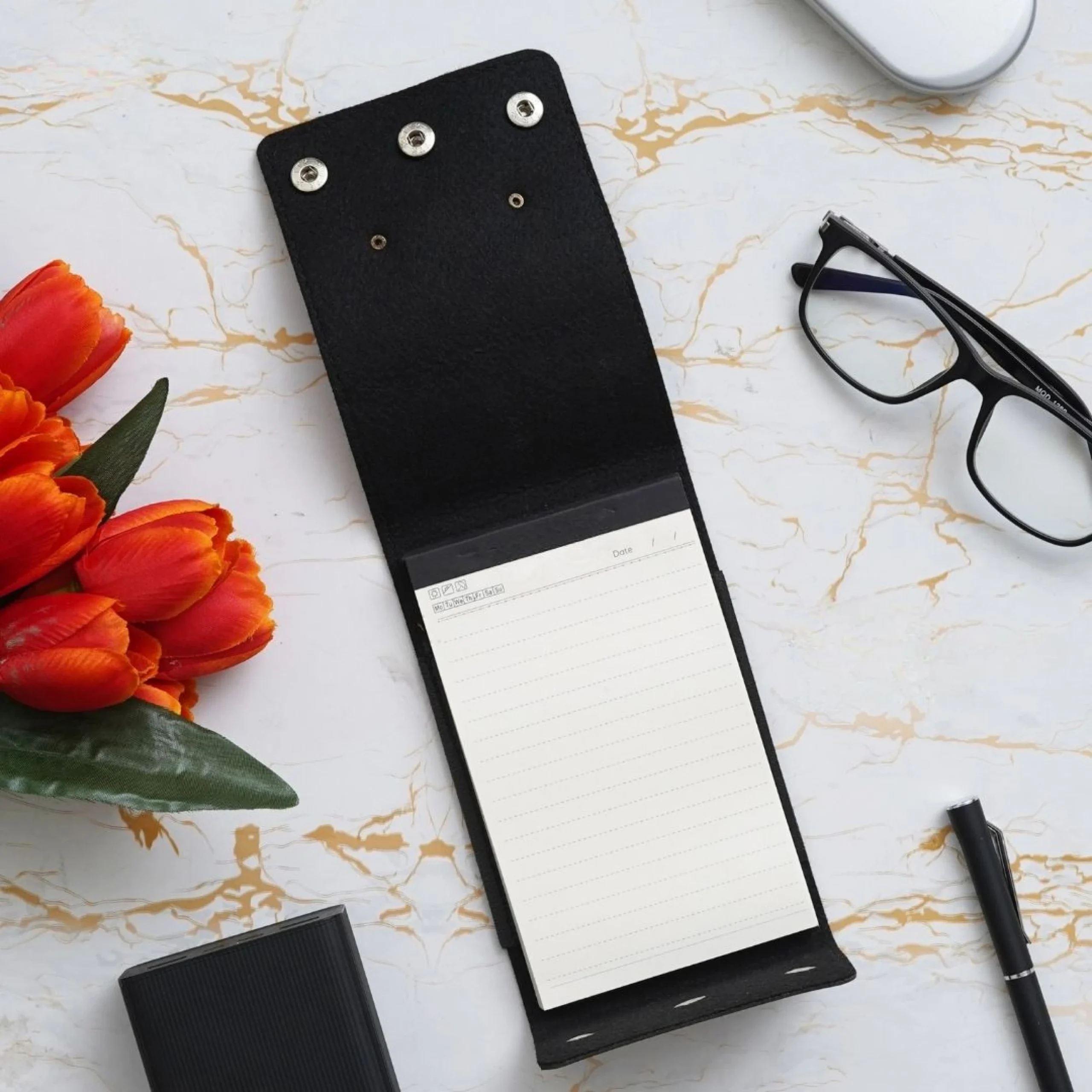 Vegan Leather Pocket Notepad Buy Vegan Leather Pocket Notepad in bulk for Corporate Gifting | Corporate Gyft