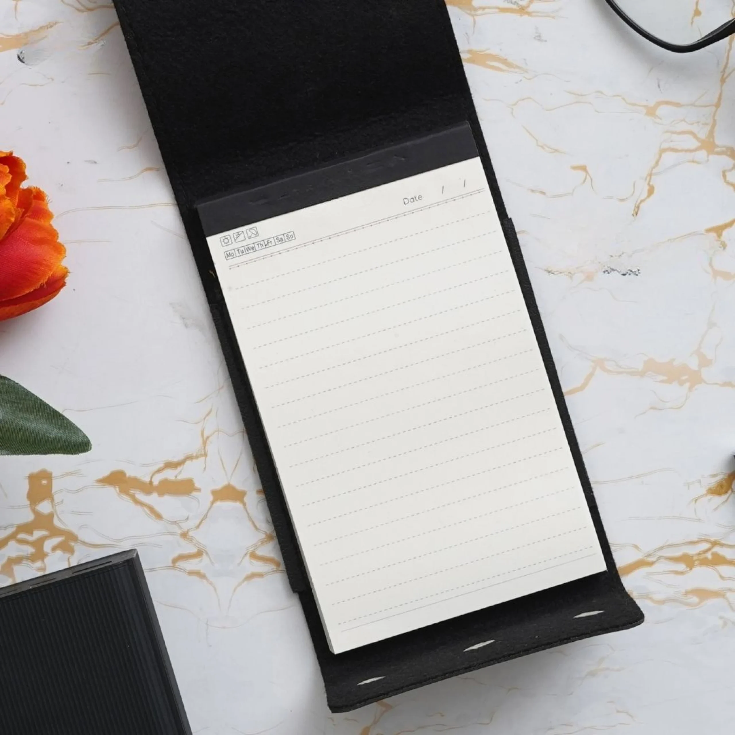 Vegan Leather Pocket Notepad Buy Vegan Leather Pocket Notepad in bulk for Corporate Gifting | Corporate Gyft