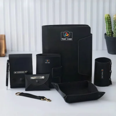 Buy Premium Vegan Leather Office Gift Set in bulk for Corporate Gifting | Corporate Gyft