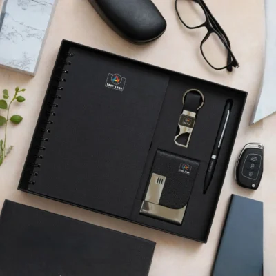 Buy Vegan Leather Gift Set with Notebook in bulk for Corporate Gifting | Corporate Gyft