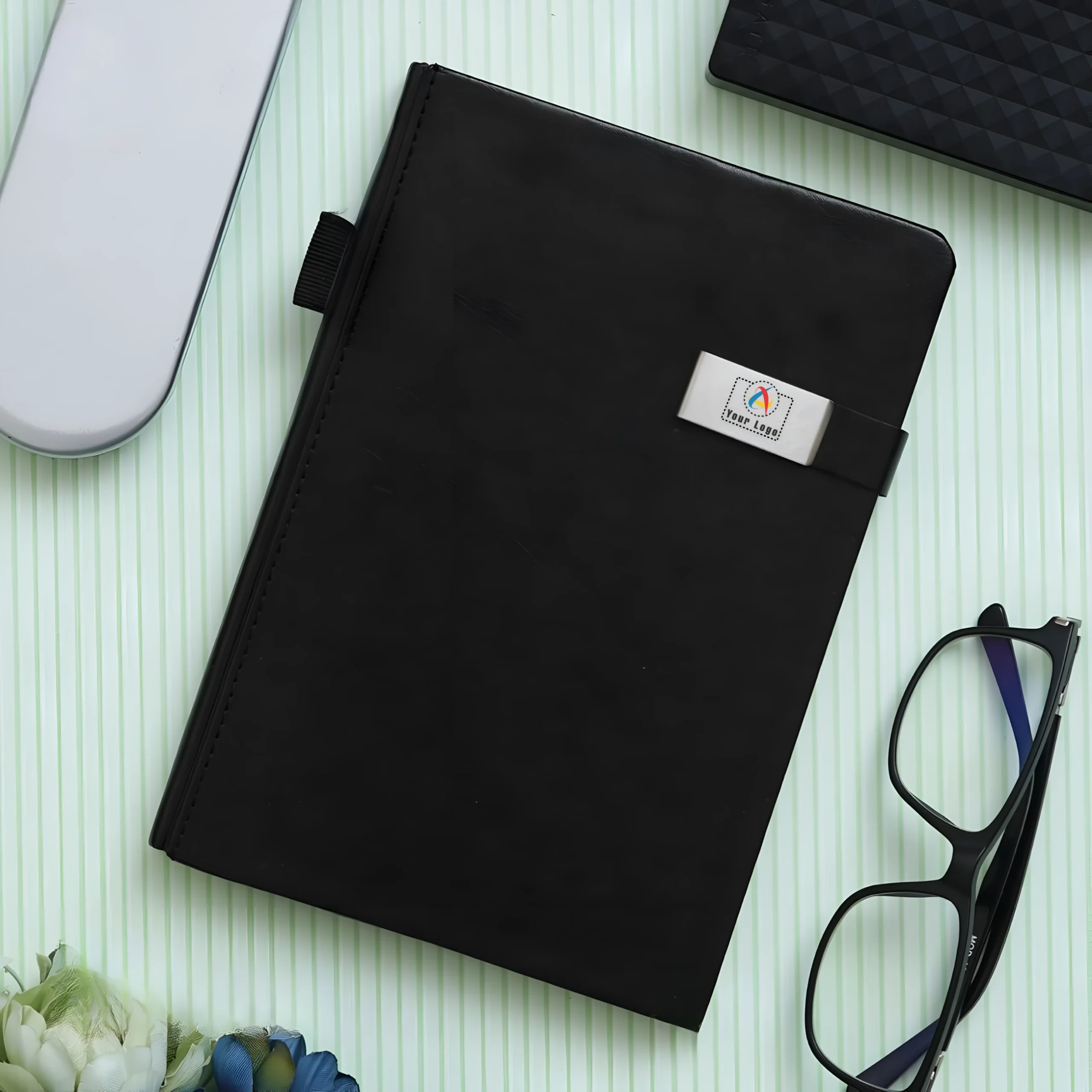 A5 Notebook with Magnetic Clip Buy A5 Notebook with Magnetic Clip in bulk for Corporate Gifting | Corporate Gyft