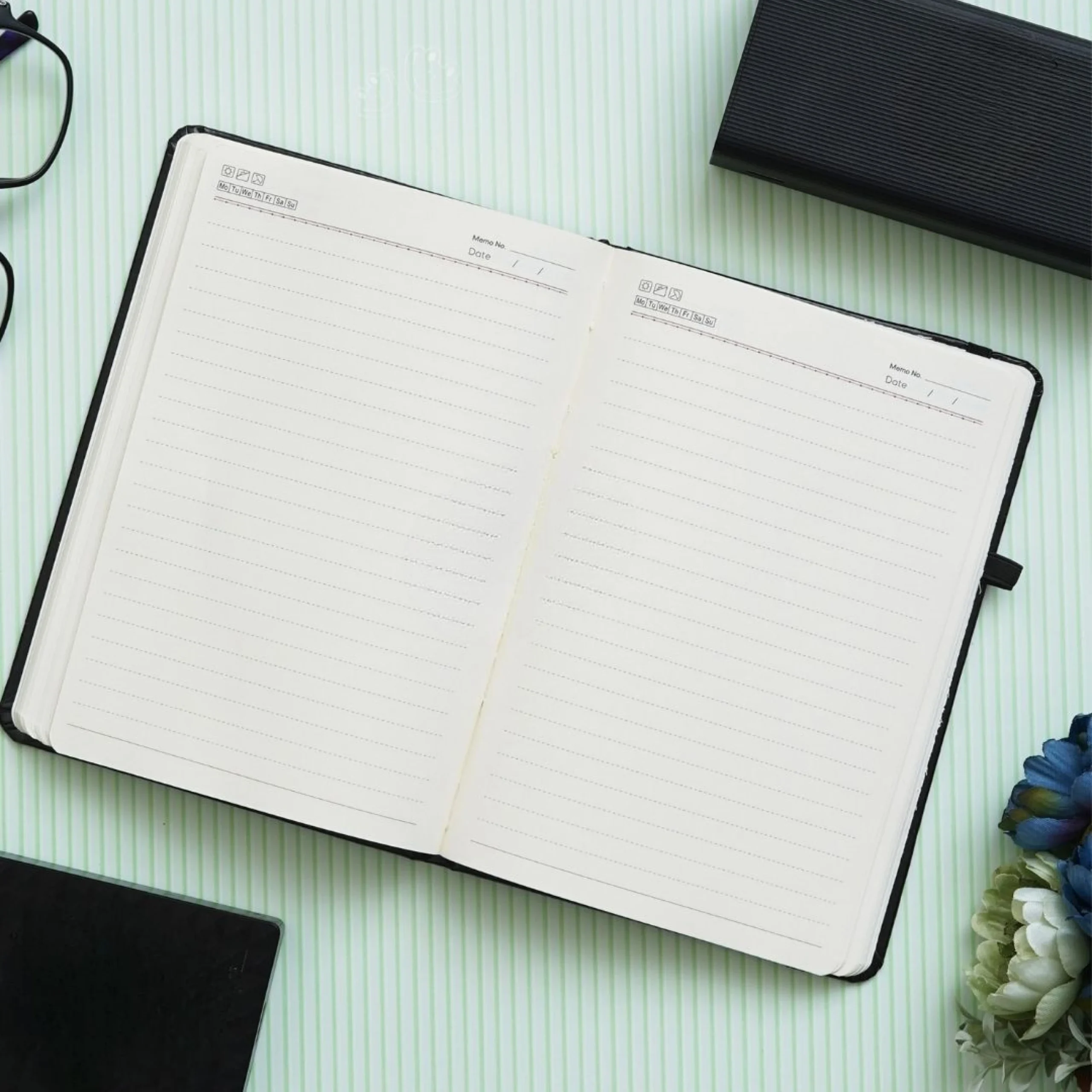 Basic Notebook with Elastic Closure Buy Basic Notebook with Elastic Closure in bulk for Corporate Gifting | Corporate Gyft