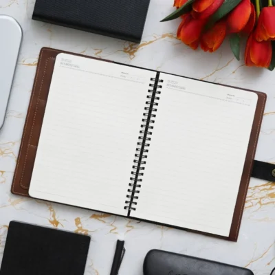 Buy A5 Notebook with Card Pockets in bulk for Corporate Gifting | Corporate Gyft