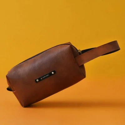 Buy Vegan Leather Utility Pouch in bulk for Corporate Gifting | Corporate Gyft