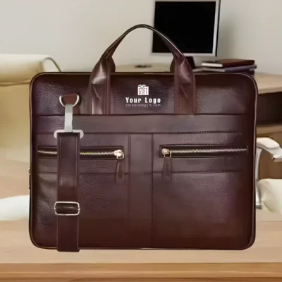 Buy Vintage Leather Messenger Bag in bulk for Corporate Gifting | Corporate Gyft