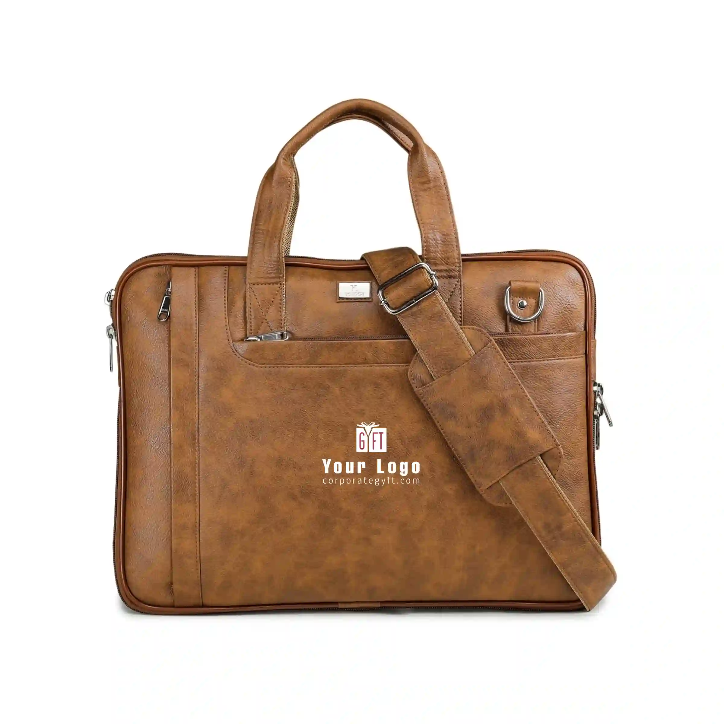 Vintage Brown Laptop Messenger Buy Vintage Brown Laptop Messenger in bulk for Corporate Gifting | Corporate Gyft