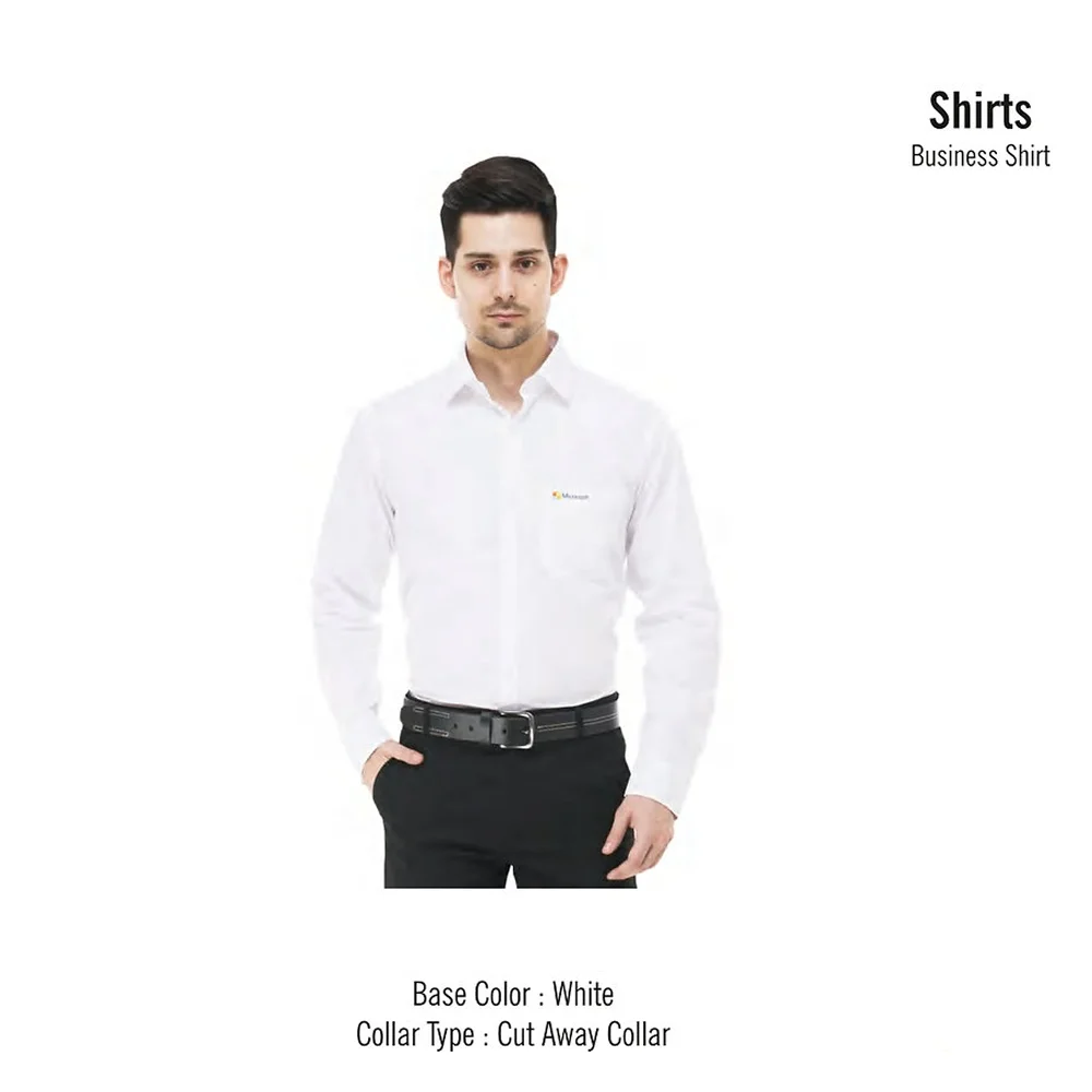 Classic Cotton Formal Shirt - White Buy Classic Cotton Formal Shirt - White in bulk for Corporate Gifting | Corporate Gyft