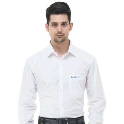 Buy Classic Cotton Formal Shirt - White in bulk for Corporate Gifting | Corporate Gyft