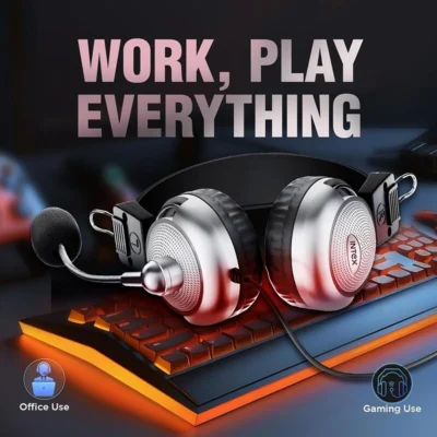 Buy MAGNA W USB Wired Headphone with Mic in bulk for Corporate Gifting | Corporate Gyft