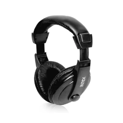 Buy Intex Mega Black USB Wired Headphone in bulk for Corporate Gifting | Corporate Gyft