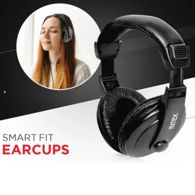 Buy Intex Mega Black USB Wired Headphone in bulk for Corporate Gifting | Corporate Gyft