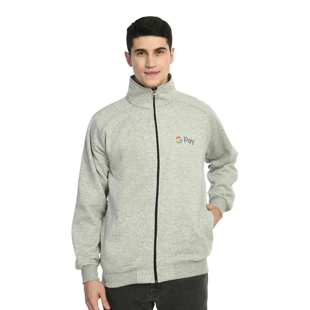 Premium Zipper Jacket - Grey Buy Premium Zipper Jacket - Grey in bulk for Corporate Gifting | Corporate Gyft