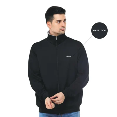 Buy Premium Full Zipper Jacket - Black in bulk for Corporate Gifting | Corporate Gyft