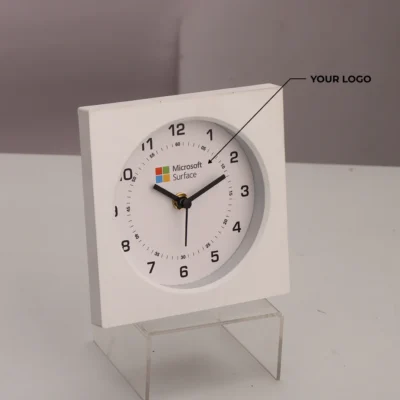 Buy Silent Compact Desk Clock in bulk for Corporate Gifting | Corporate Gyft