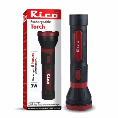 Buy Rico Rechargeable LED Torch - 3W in bulk for Corporate Gifting | Corporate Gyft