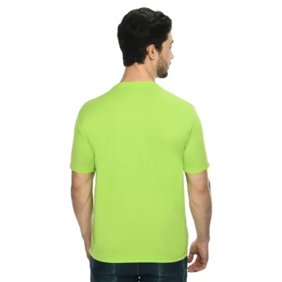 Buy Half Sleeve Contrast Piping T-Shirt - Green in bulk for Corporate Gifting | Corporate Gyft