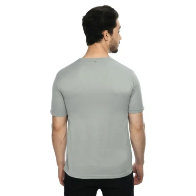 Buy Round Neck Regular Fit T-Shirt - Grey in bulk for Corporate Gifting | Corporate Gyft