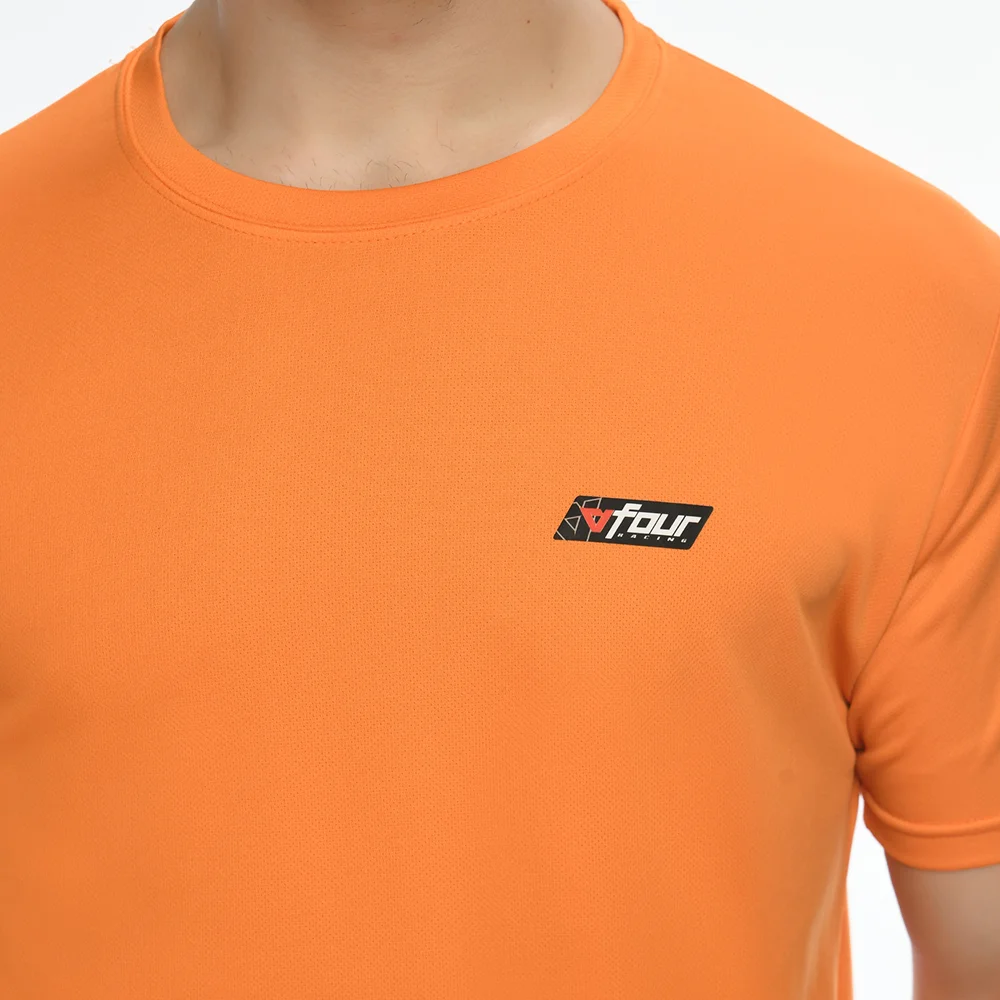 Round Neck Regular Fit T-Shirt - Orange Buy Round Neck Regular Fit T-Shirt - Orange in bulk for Corporate Gifting | Corporate Gyft