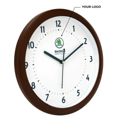 Buy Executive Wall Clock - Dark Brown in bulk for Corporate Gifting | Corporate Gyft