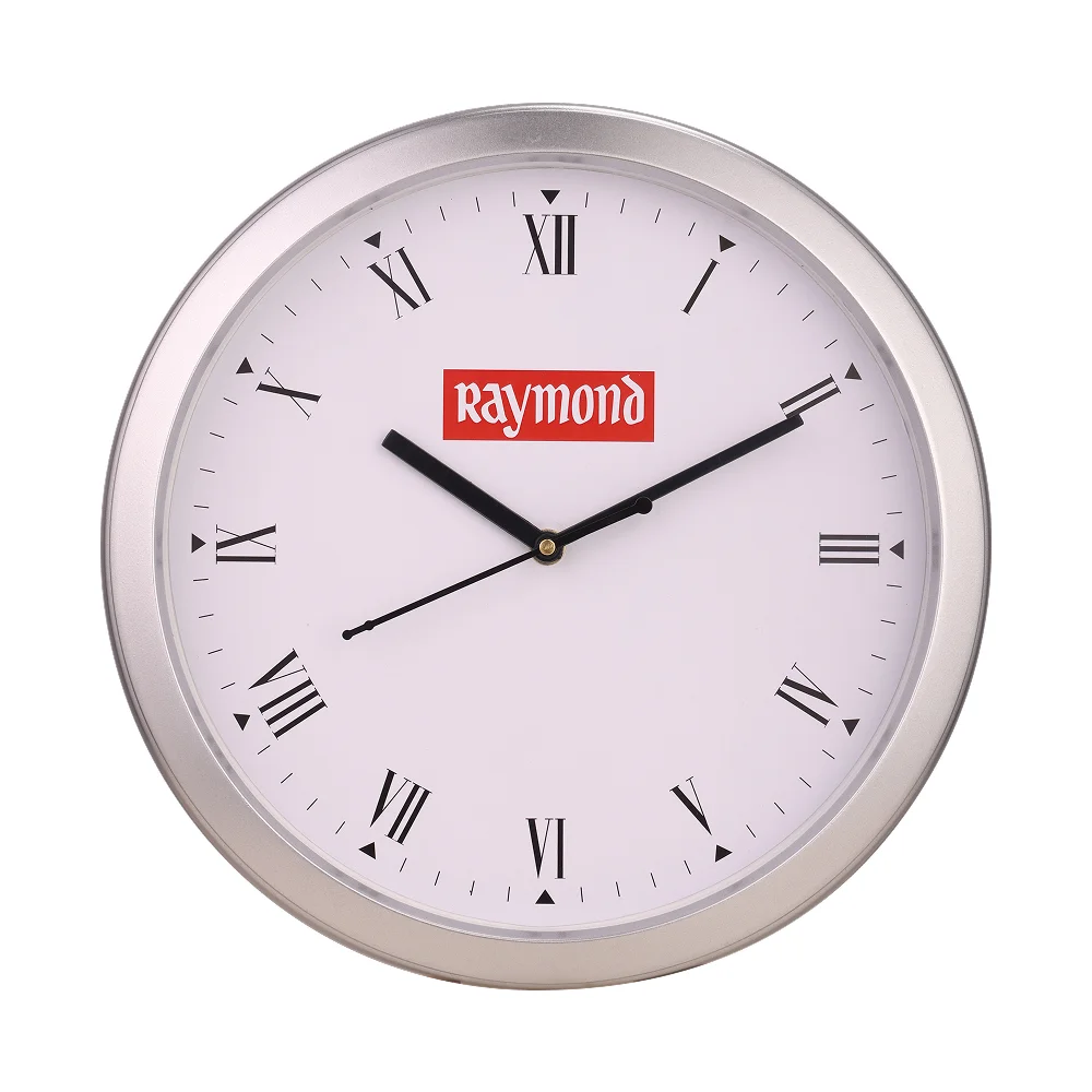 Executive Wall Clock - Silver Buy Executive Wall Clock - Silver in bulk for Corporate Gifting | Corporate Gyft