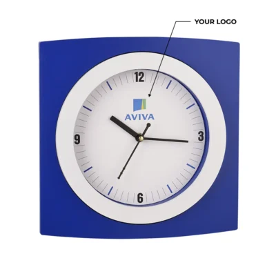 Buy Versatile Wall Clock - Blue in bulk for Corporate Gifting | Corporate Gyft