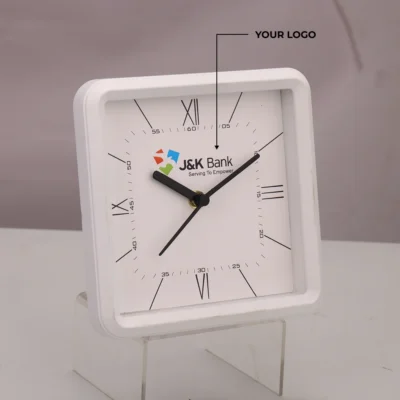 Buy Luxe Square Desk Clock in bulk for Corporate Gifting | Corporate Gyft