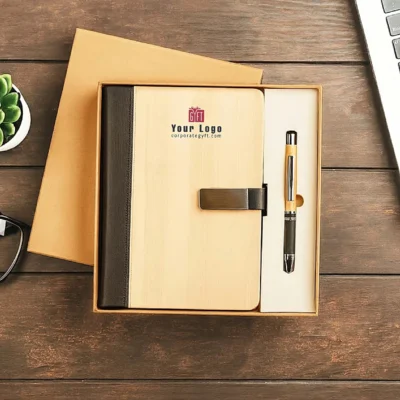 Buy Wooden Finish Executive Set in bulk for Corporate Gifting | Corporate Gyft