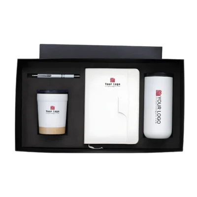 Buy 4-in-1 Professional Gift Set - White in bulk for Corporate Gifting | Corporate Gyft