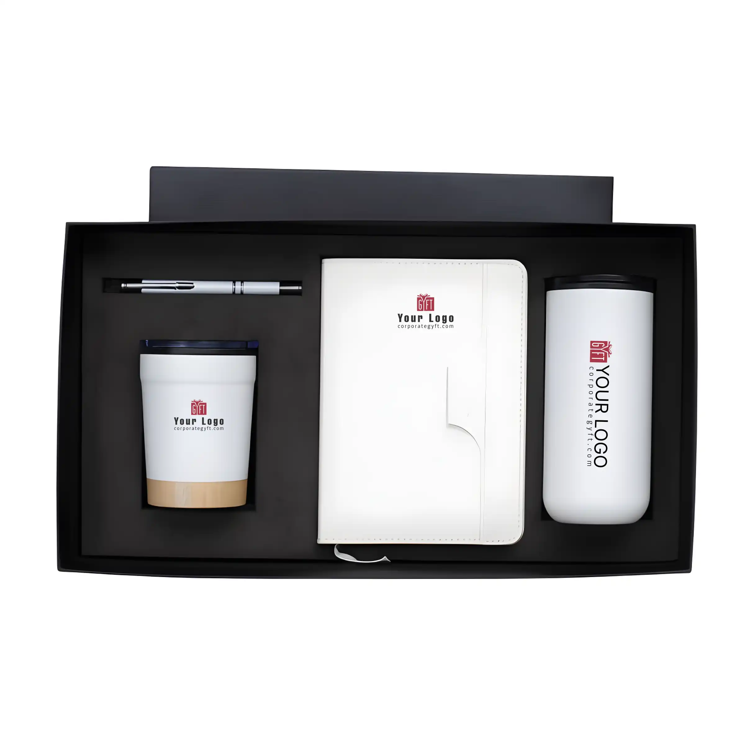 4-in-1 Professional Gift Set - White Buy 4-in-1 Professional Gift Set - White in bulk for Corporate Gifting | Corporate Gyft