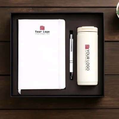 Buy Signature 3-in-1 Gift Set - White in bulk for Corporate Gifting | Corporate Gyft