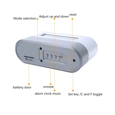 Buy Cyber Nova Desk Clock with Pen Stand in bulk for Corporate Gifting | Corporate Gyft
