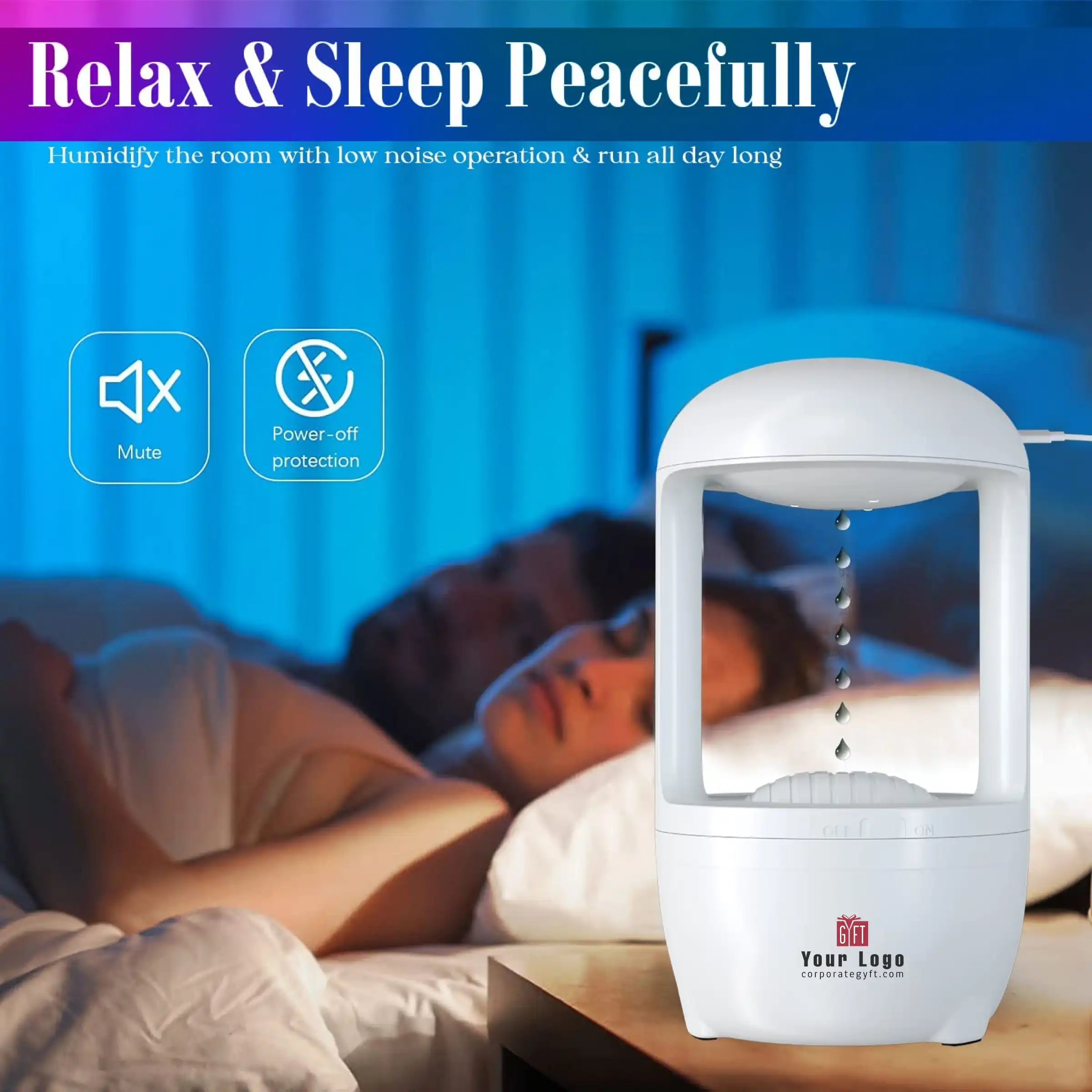 Cloud Mist Ultrasonic Humidifier Buy Cloud Mist Ultrasonic Humidifier in bulk for Corporate Gifting | Corporate Gyft