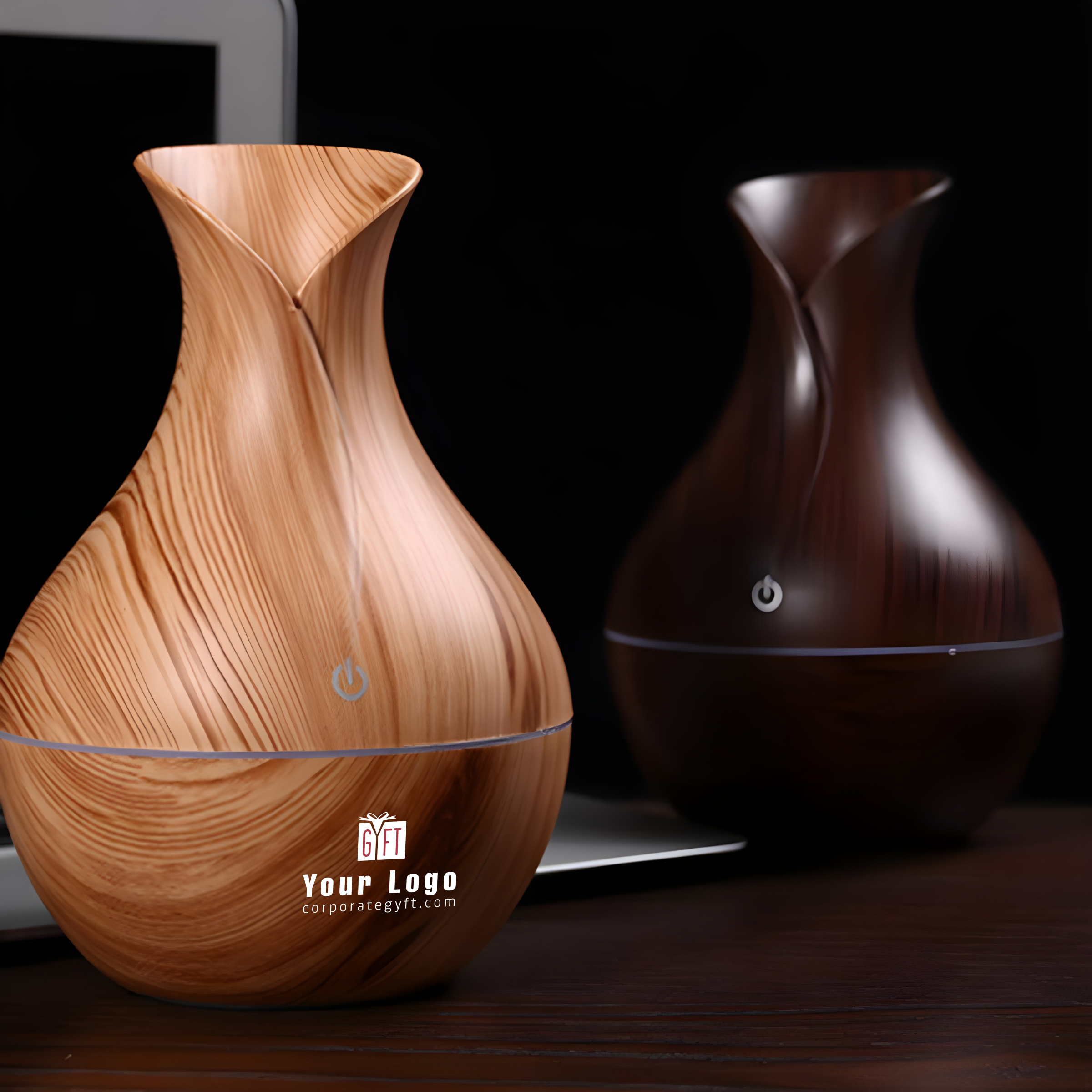 Corevia Vase-Style Aroma Diffuser Brown Buy Corevia Vase-Style Aroma Diffuser Brown in bulk for Corporate Gifting | Corporate Gyft