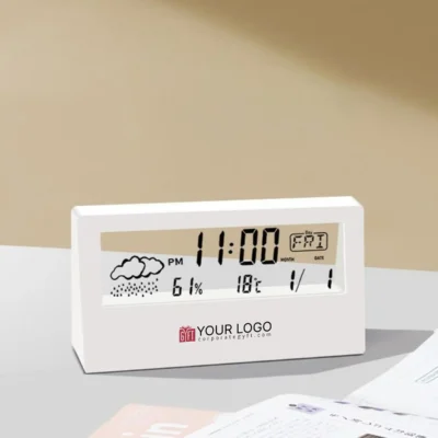 Buy Creative Transparent Digital Clock in bulk for Corporate Gifting | Corporate Gyft