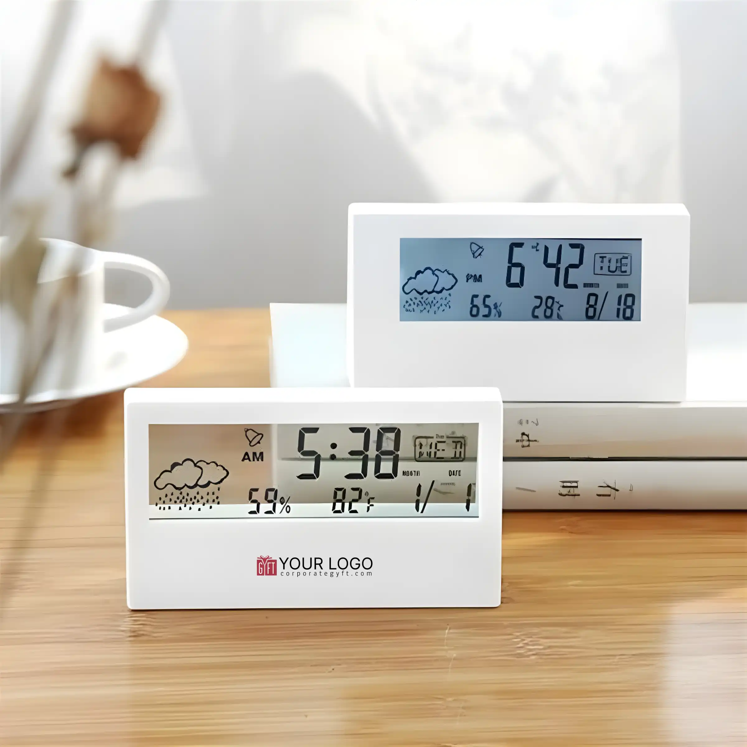 Creative Transparent Digital Clock Buy Creative Transparent Digital Clock in bulk for Corporate Gifting | Corporate Gyft