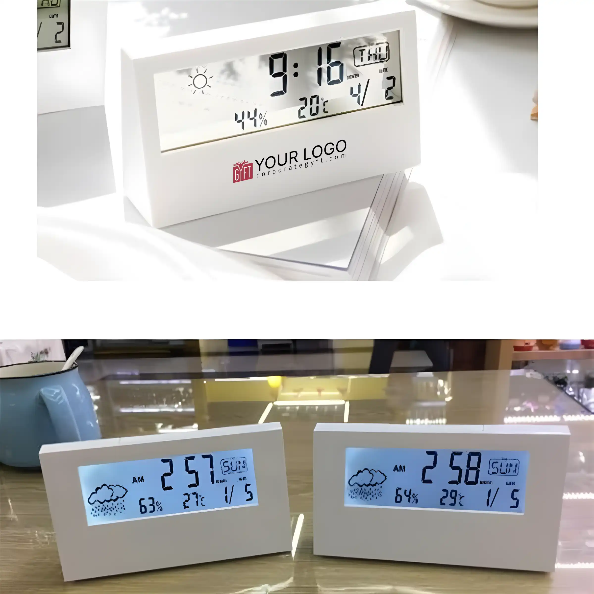 Creative Transparent Digital Clock Buy Creative Transparent Digital Clock in bulk for Corporate Gifting | Corporate Gyft