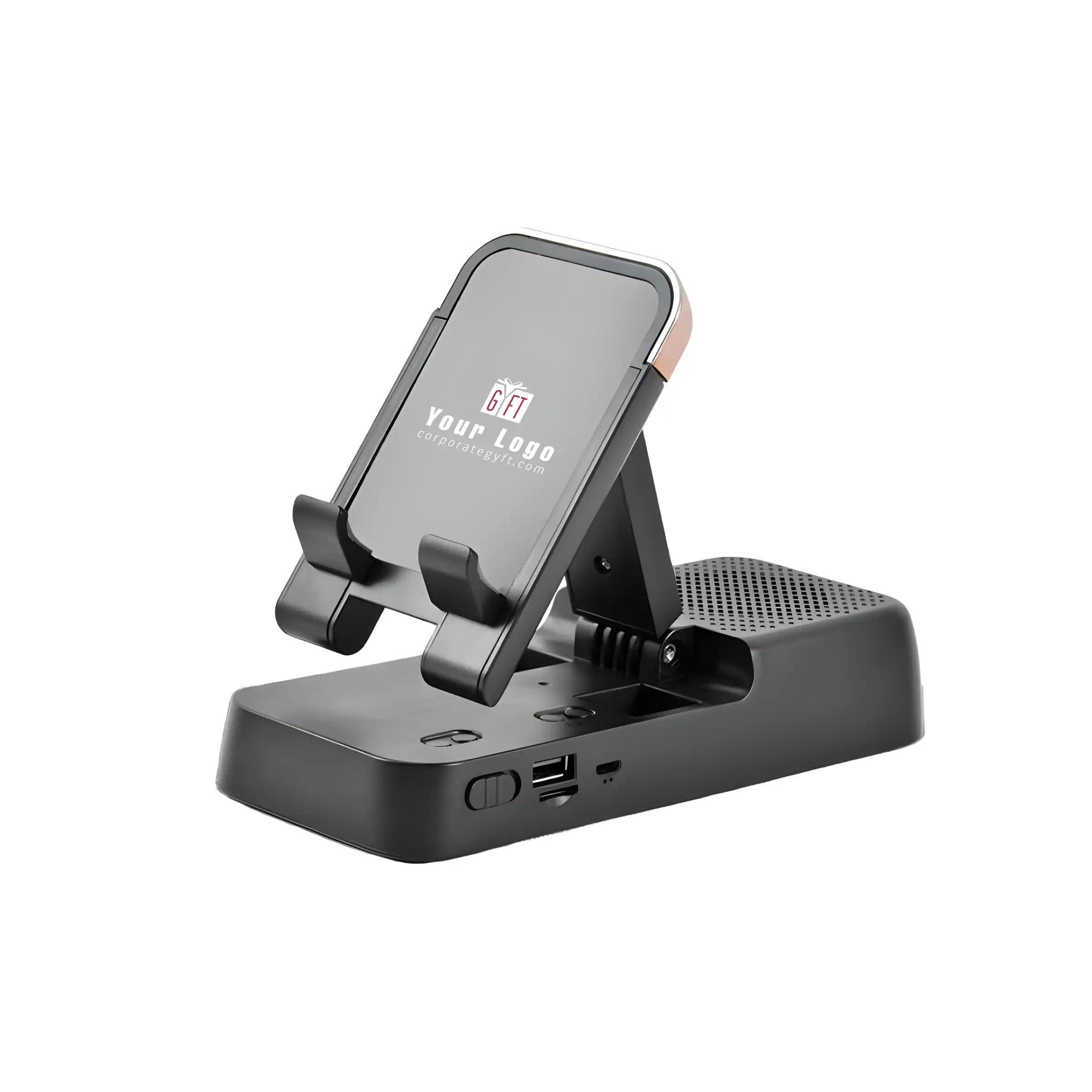 Logivox Phone Stand with Bluetooth Speaker Buy Logivox Phone Stand with Bluetooth Speaker in bulk for Corporate Gifting | Corporate Gyft