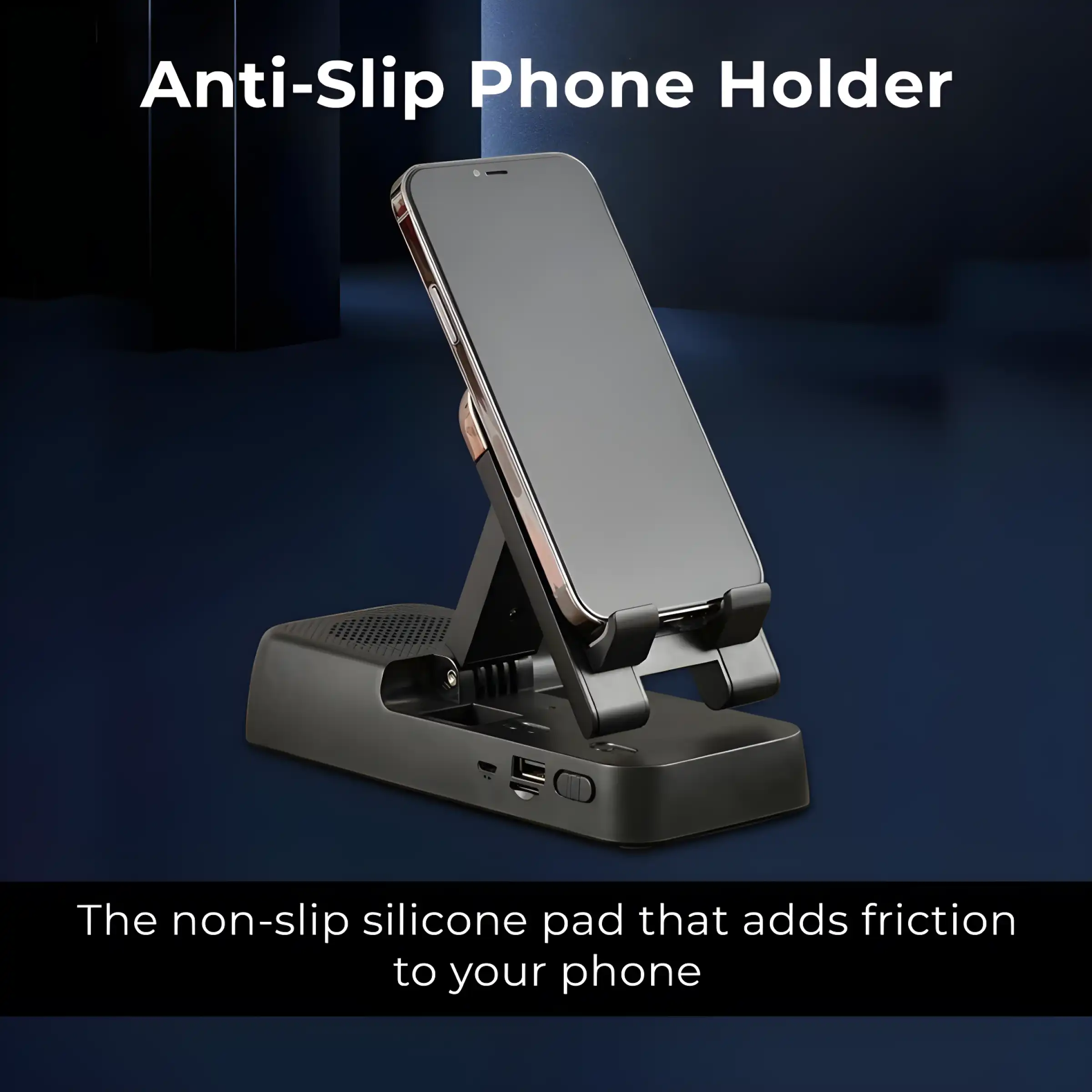 Logivox Phone Stand with Bluetooth Speaker Buy Logivox Phone Stand with Bluetooth Speaker in bulk for Corporate Gifting | Corporate Gyft
