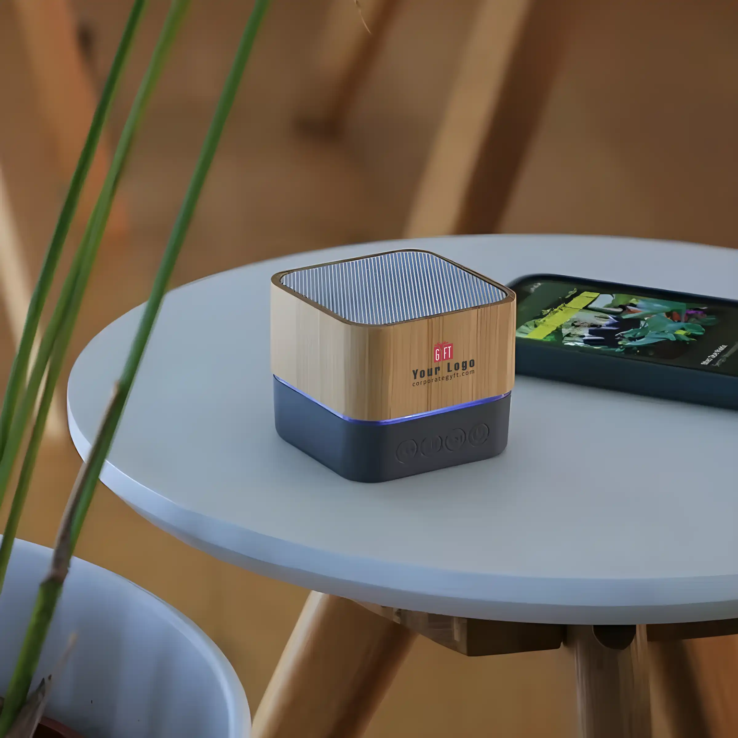 Lumora Cube Bluetooth Speaker Buy Lumora Cube Bluetooth Speaker in bulk for Corporate Gifting | Corporate Gyft