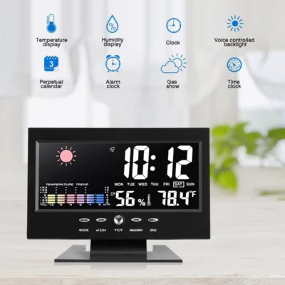 Buy Netryx Weather and Time Display Clock in bulk for Corporate Gifting | Corporate Gyft