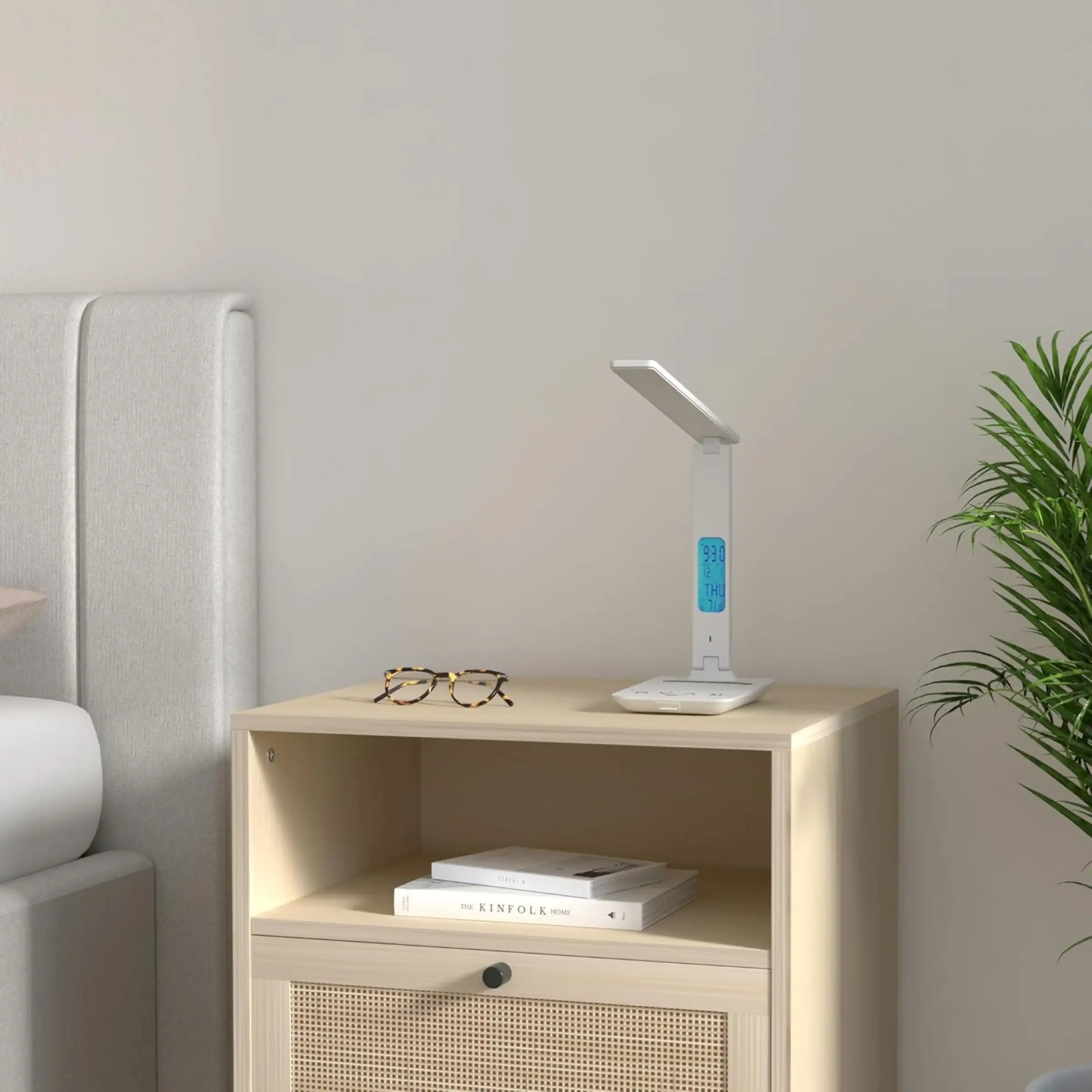 Nexora Desk Lamp with Wireless Charger - White Buy Nexora Desk Lamp with Wireless Charger - White in bulk for Corporate Gifting | Corporate Gyft