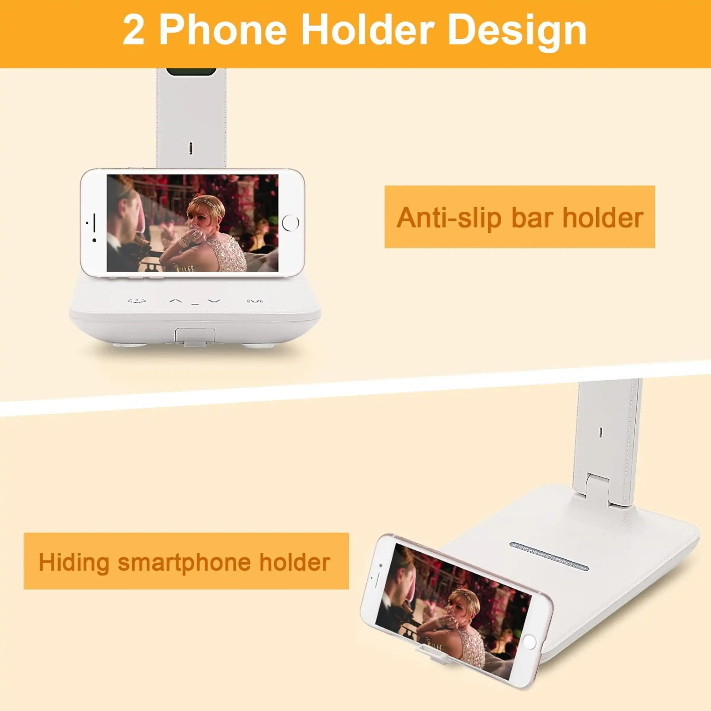 Nexora Desk Lamp with Wireless Charger - White Buy Nexora Desk Lamp with Wireless Charger - White in bulk for Corporate Gifting | Corporate Gyft