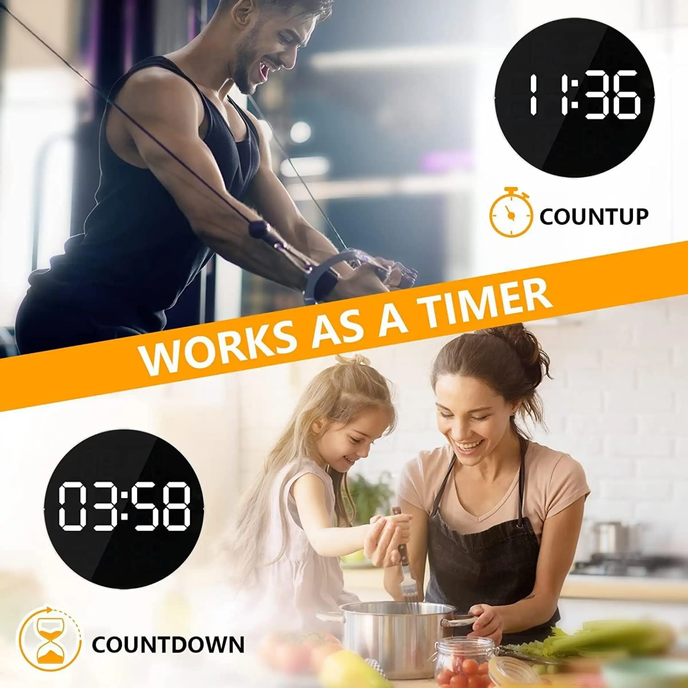 Omega Multi-Function Digital Clock Buy Omega Multi-Function Digital Clock in bulk for Corporate Gifting | Corporate Gyft