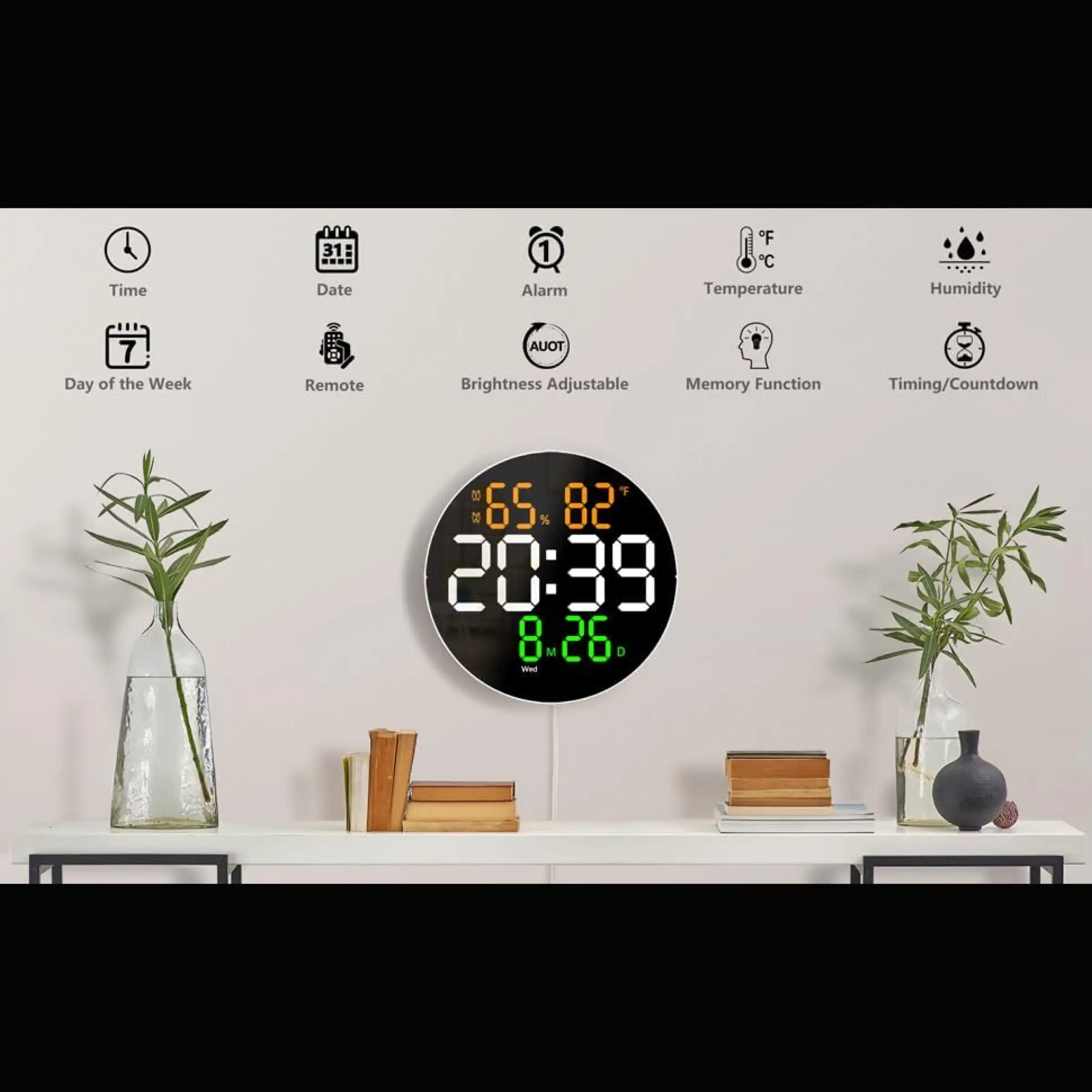Omega Multi-Function Digital Clock Buy Omega Multi-Function Digital Clock in bulk for Corporate Gifting | Corporate Gyft