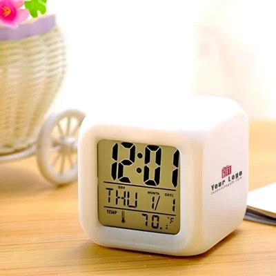 Buy Pixel Cube Digital Desk Clock in bulk for Corporate Gifting | Corporate Gyft