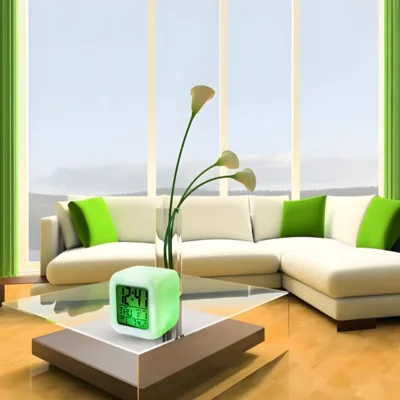 Buy Pixel Cube Digital Desk Clock in bulk for Corporate Gifting | Corporate Gyft