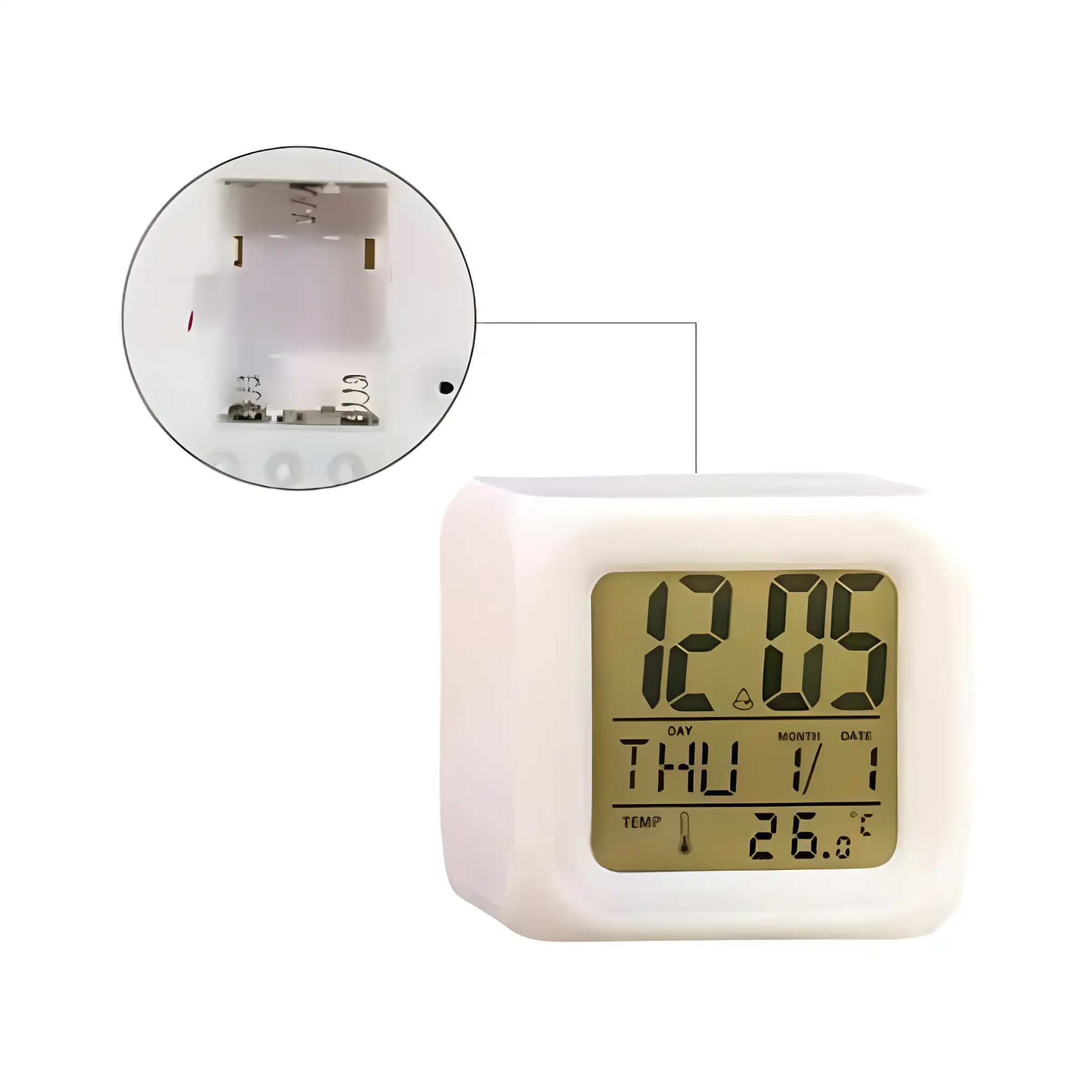 Pixel Cube Digital Desk Clock Buy Pixel Cube Digital Desk Clock in bulk for Corporate Gifting | Corporate Gyft