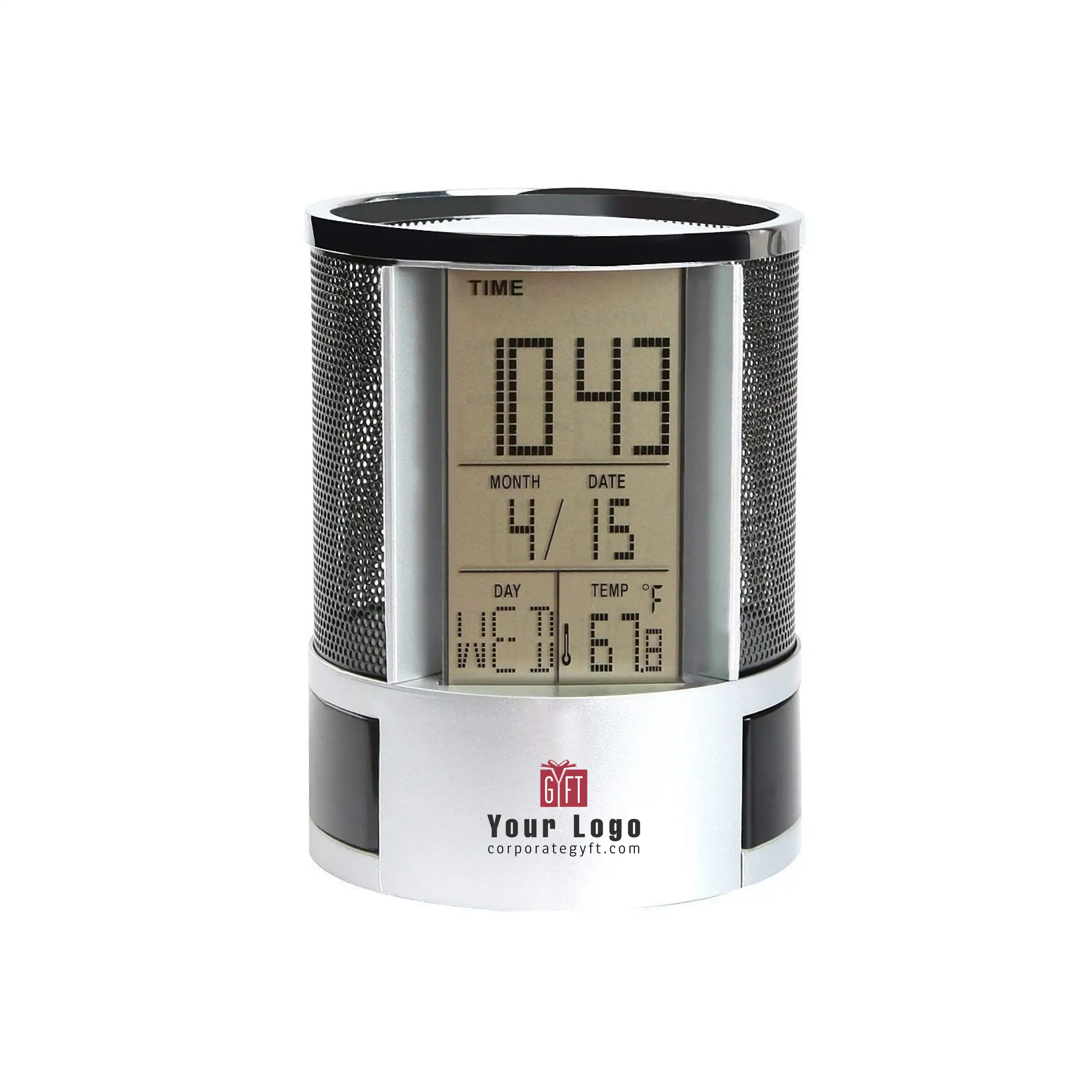 Vibe Desk Clock Organizer Buy Vibe Desk Clock Organizer in bulk for Corporate Gifting | Corporate Gyft