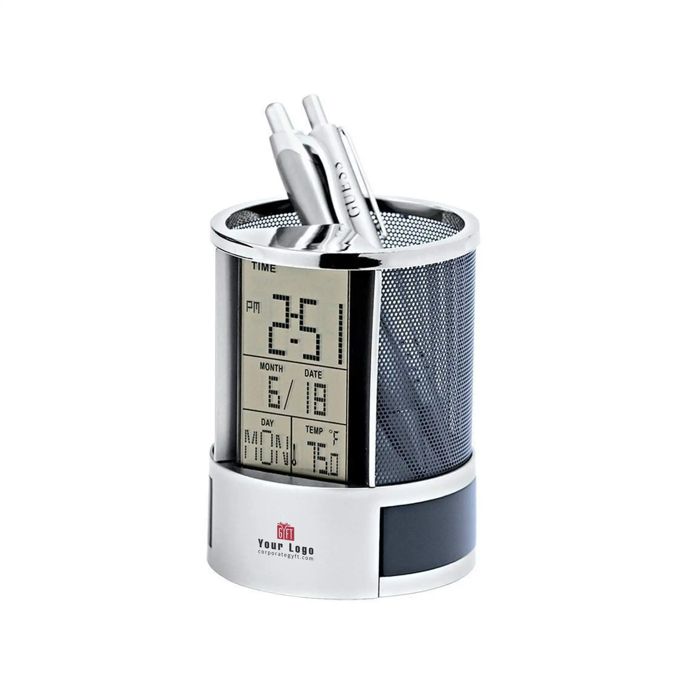 Vibe Desk Clock Organizer Buy Vibe Desk Clock Organizer in bulk for Corporate Gifting | Corporate Gyft